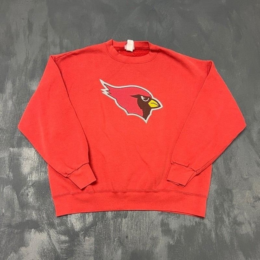 Vintage‎ Arizona Cardinals Sweatshirt Mens XL Red 1990s NFL